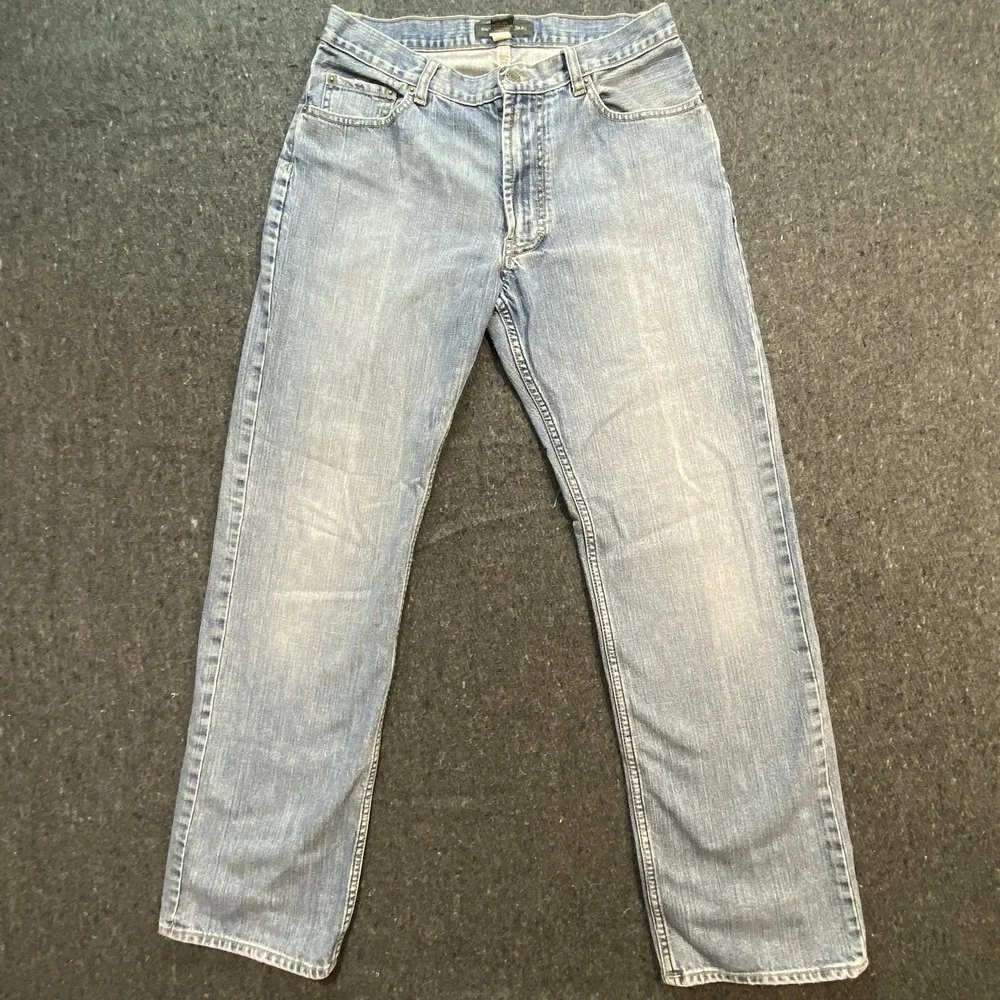 Banana Republic Light‎ Washed City Retro Casual Blue Jeans Men's 32/32 Denim